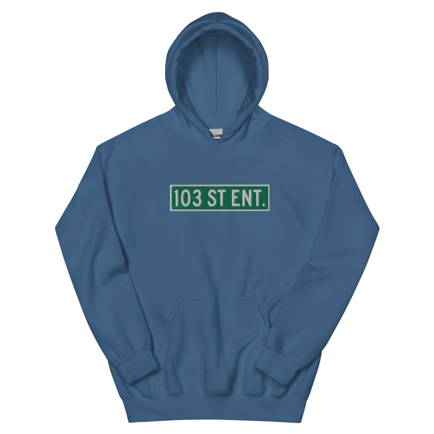 Bumpy103 - "Gas" Hoody With Embroidered 103rd Street Ent. Logo