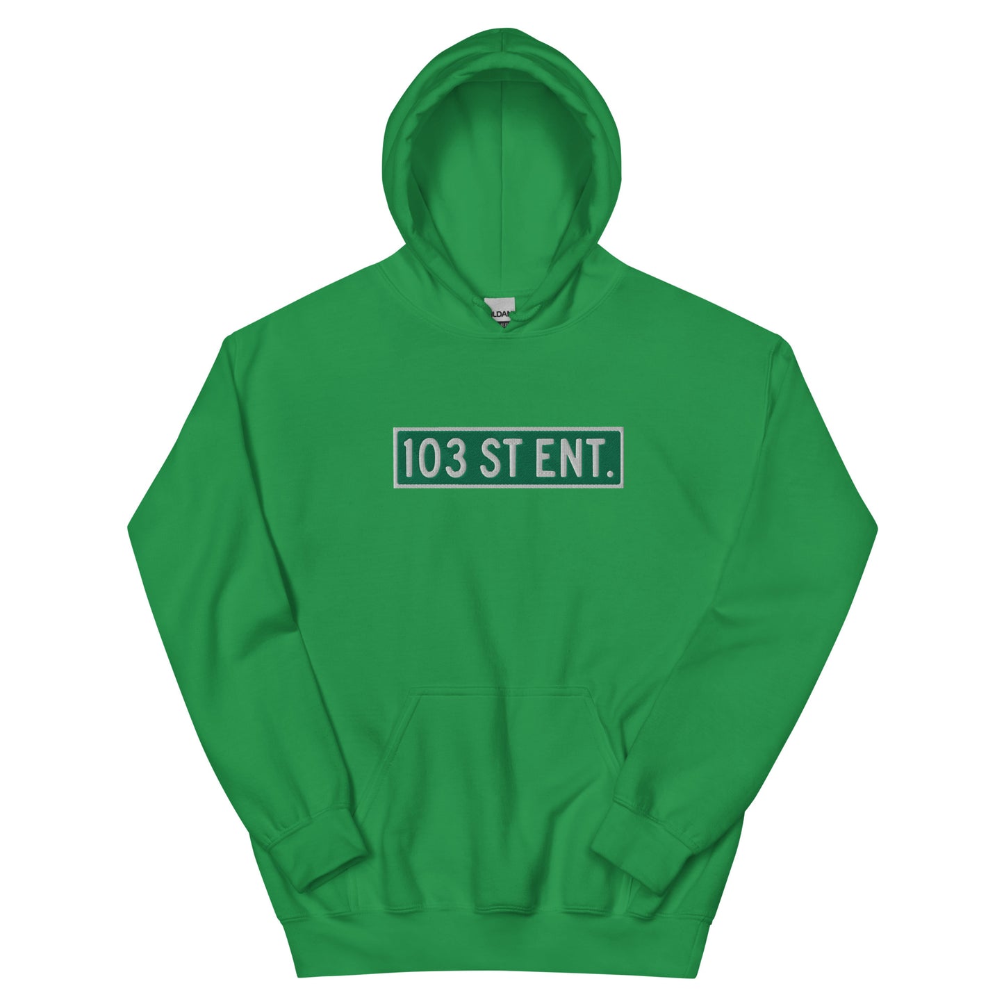 Bumpy103 - "Gas" Hoody With Embroidered 103rd Street Ent. Logo